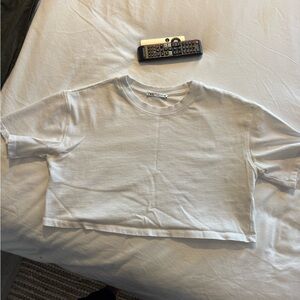 Zara White Crop Top
